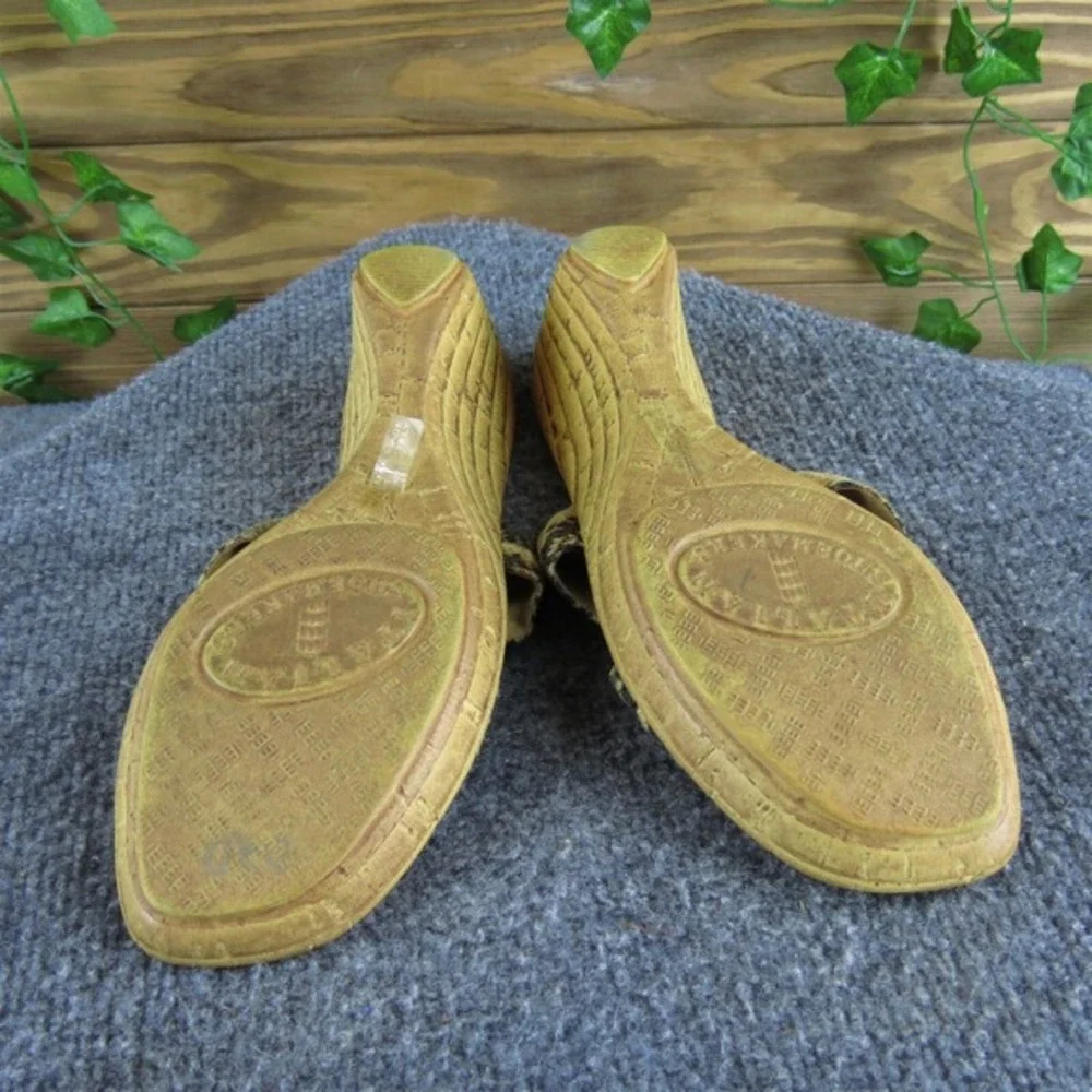 Italian Shoemakers Women's  Slide Brown Synthetic‎ Sz 7 Medium Gently Used 2025